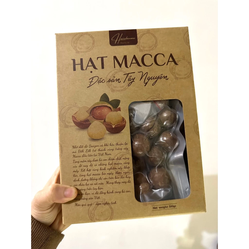 Hạt Macca Đắk Lắk nứt vỏ size đại >26mm